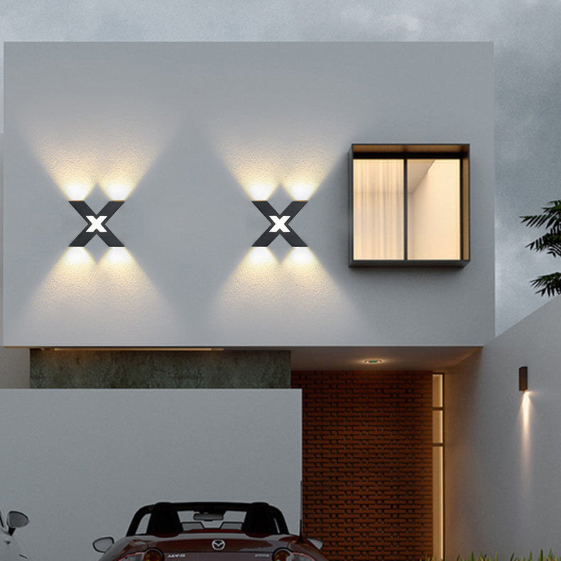 Applique Murale Étanche en Aluminium – Éclairage LED moderne pour le jardin ou la terrasse