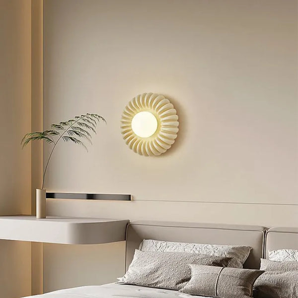 Applique Lumineuse en Résine Écologique – Éclairage contemporain pour le salon ou la chambre