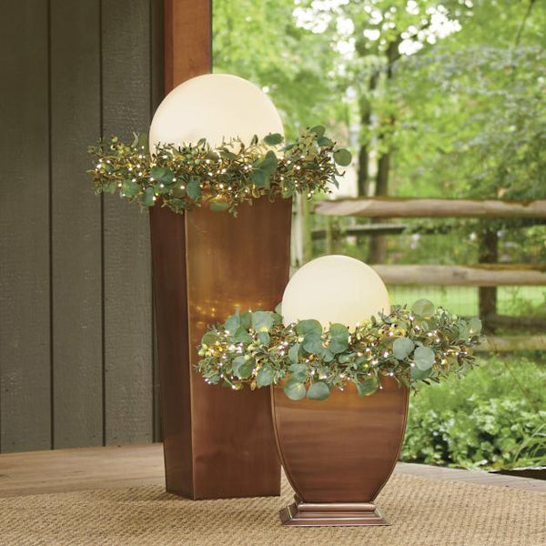 Lampe Élégante en métal avec abat-jour en tissu – Éclairage polyvalent pour le jardin ou la terrasse