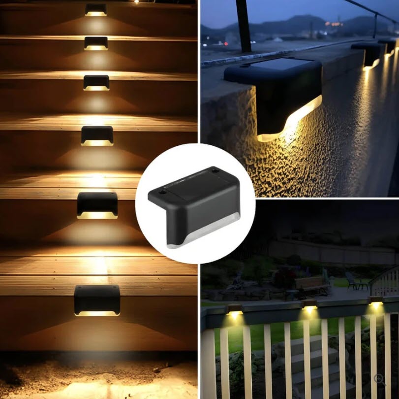 Lampes Mini LED Solaires Écologiques – Éclairages pratiques pour le jardin ou la terrasse