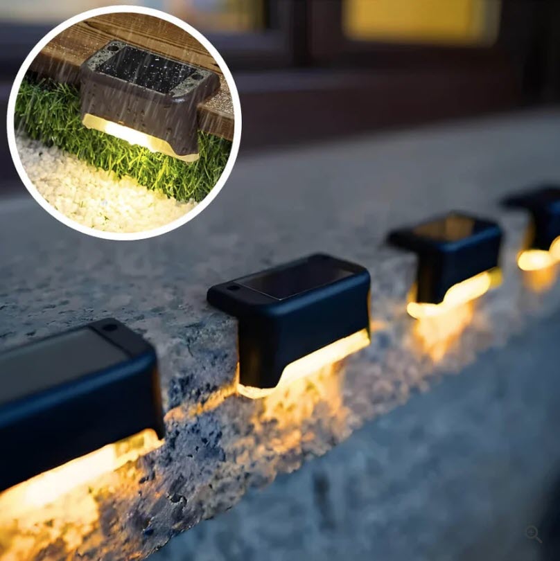 Lampes Mini LED Solaires Écologiques – Éclairages pratiques pour le jardin ou la terrasse