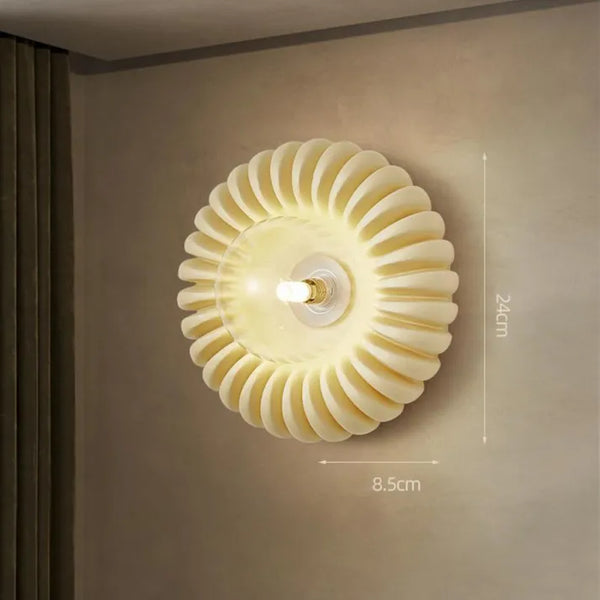 Applique Lumineuse en Résine Écologique – Éclairage contemporain pour le salon ou la chambre