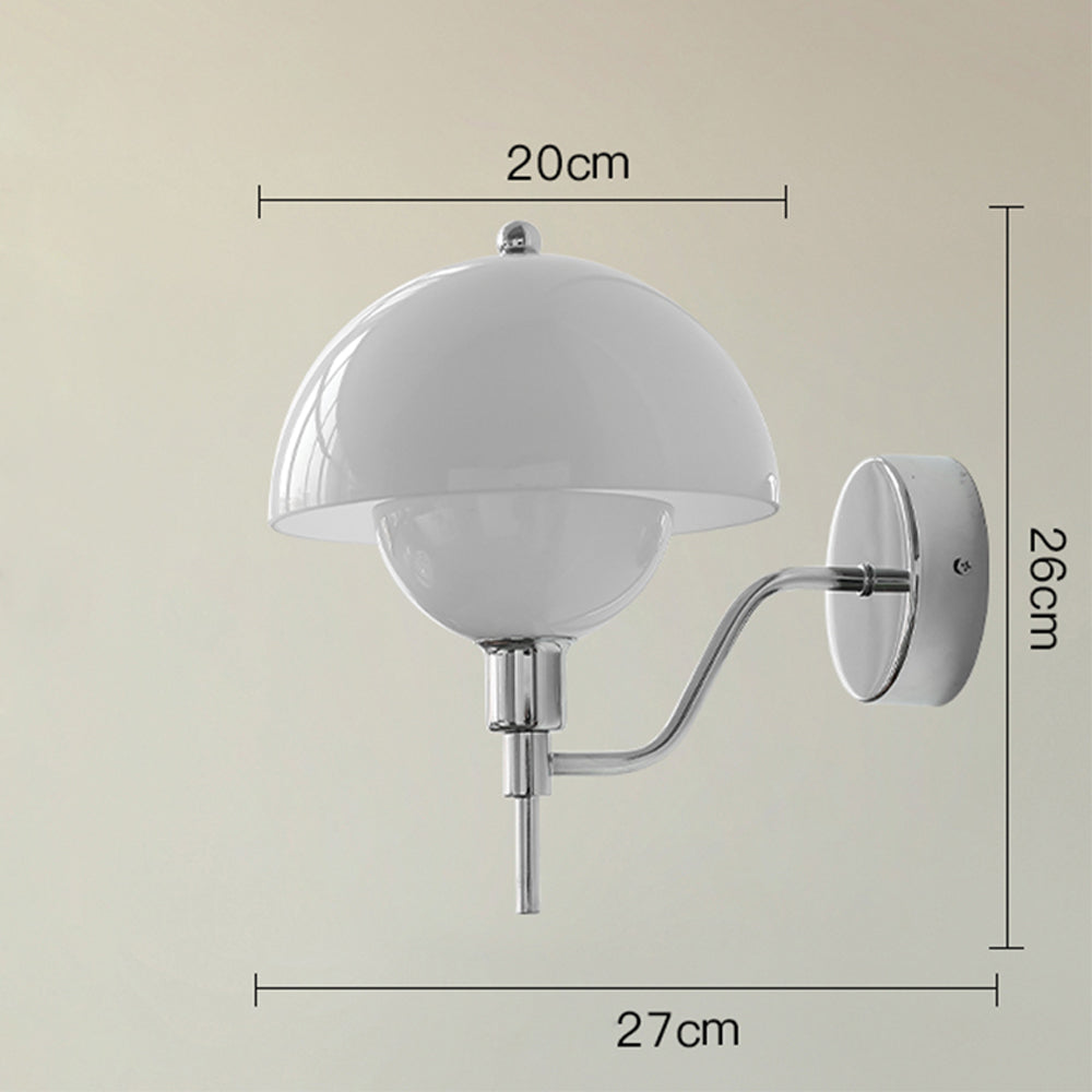 Applique Murale Champignon Éclatant – Luminaire en céramique contemporaine pour la chambre ou le salon