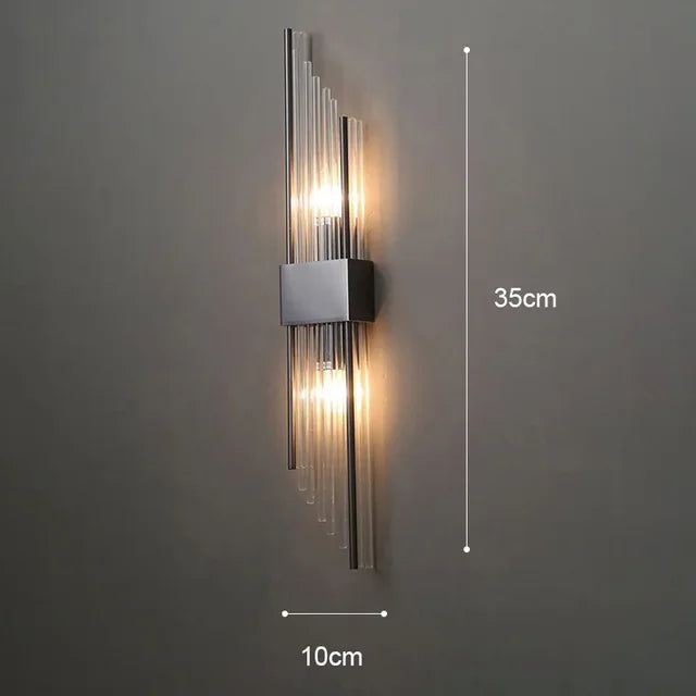 Applique Murale Élégante en Laiton – Luminaire raffiné pour le salon ou la chambre à coucher