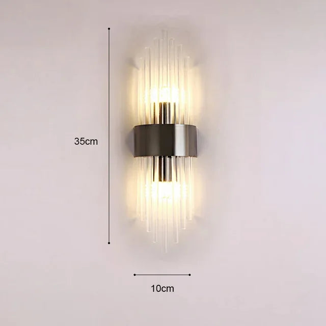 Applique Murale Élégante en Laiton – Luminaire raffiné pour le salon ou la chambre à coucher