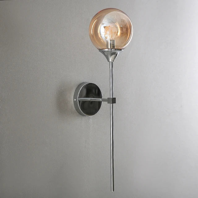 Applique Étoilée en Verre Transparent – Luminaire contemporain pour le salon ou la chambre à coucher