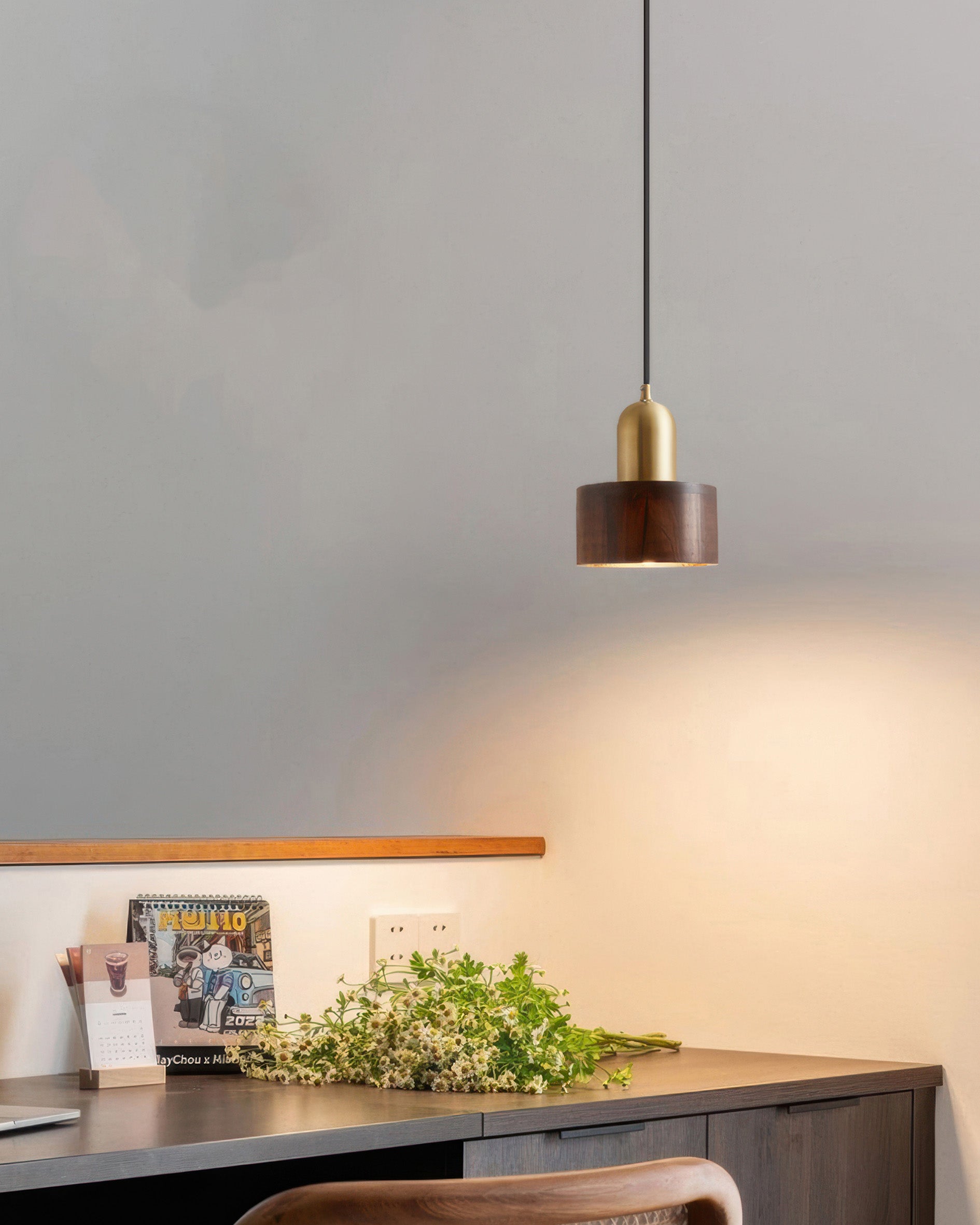 Applique Luminaire Suspendue en Bambou – Éclairage zen pour la salle à manger ou le salon