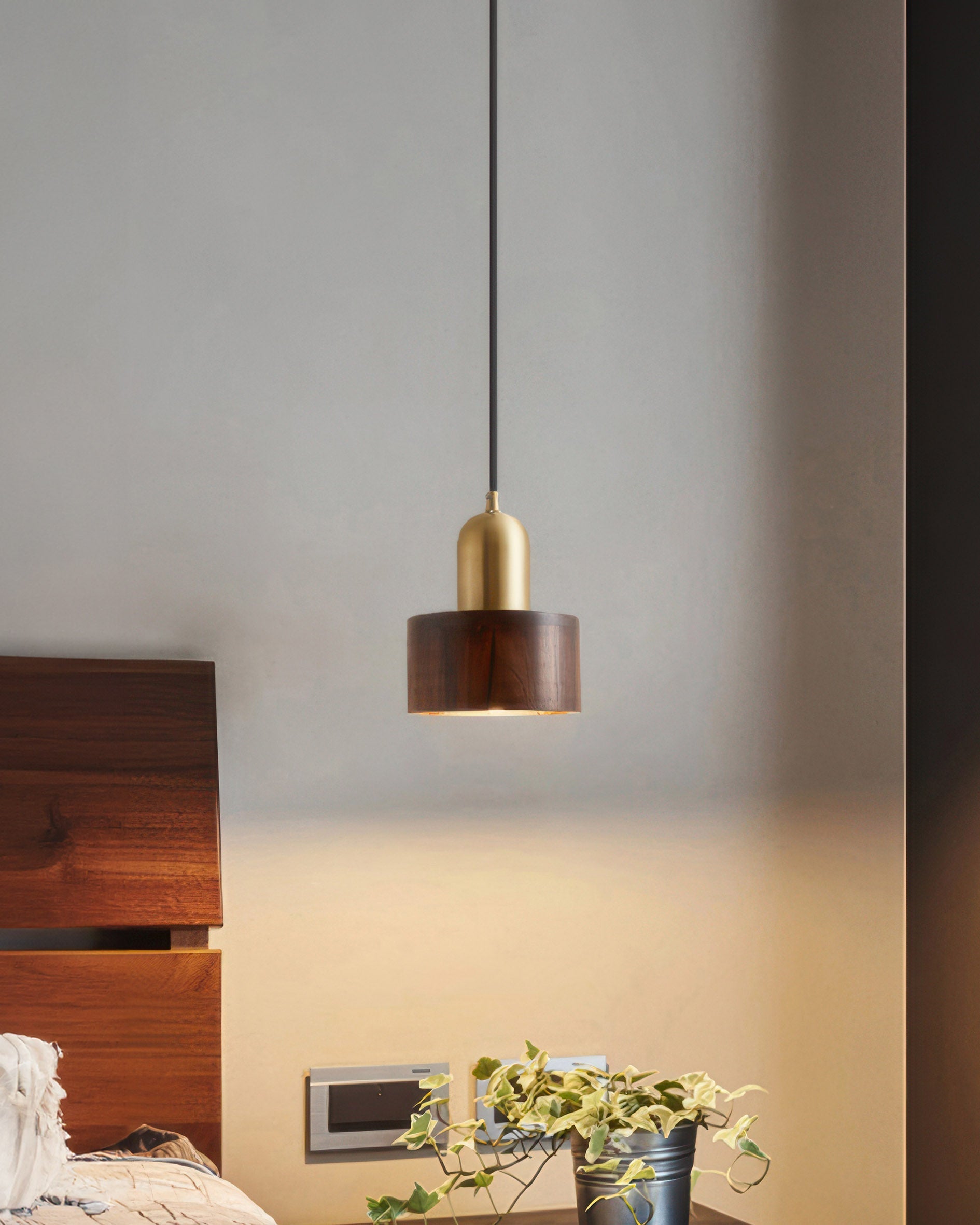 Applique Luminaire Suspendue en Bambou – Éclairage zen pour la salle à manger ou le salon