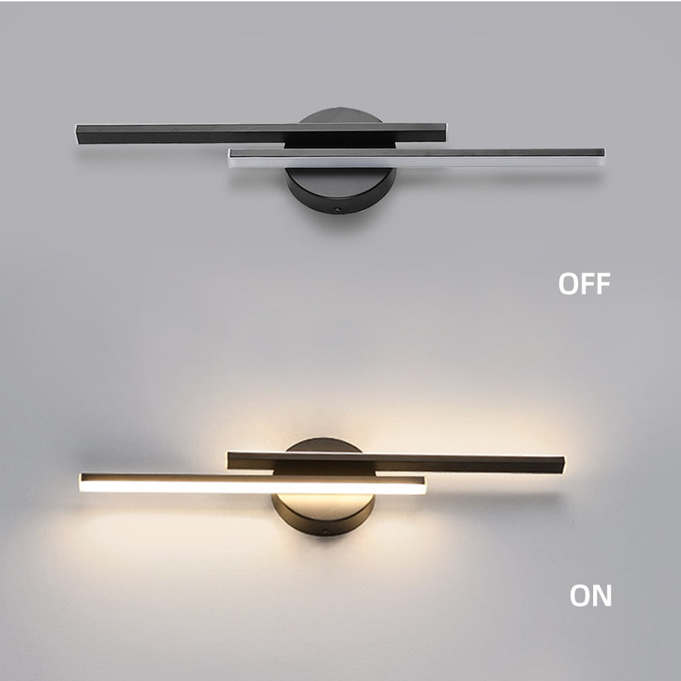 Applique Murale Élégante en Métal – Luminaire LED dimmable pour le salon ou la chambre à coucher