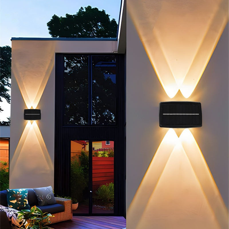 Lampe Murale Solaire Élégante – Éclairage LED design moderne pour le jardin ou la terrasse