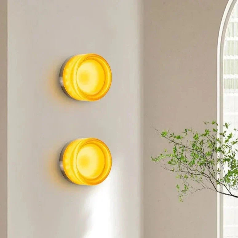 Applique Murale Élégante en Verre – Luminaire moderne et minimaliste pour le salon ou le couloir