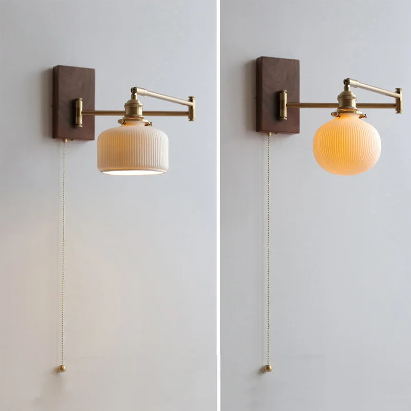 Applique Murale Écologique en Bois – Lampe moderne et chic pour le salon ou la chambre