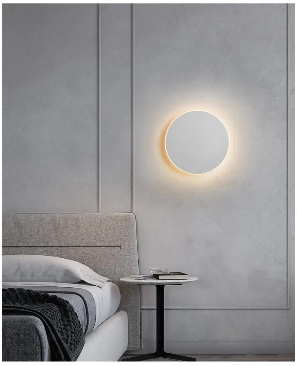 Applique Murale Éclatante en Métal - Luminaire moderne et élégant pour le salon ou la chambre