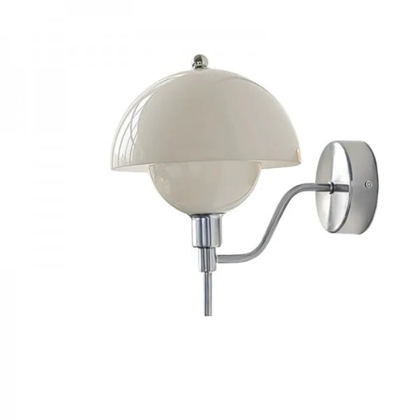 Applique Murale Champignon Éclatant – Luminaire en céramique contemporaine pour la chambre ou le salon