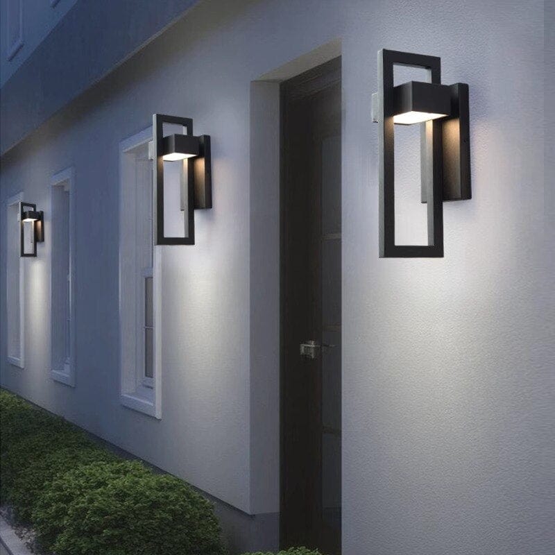 Luminaires Étoilés – Applique murale moderne en métal pour le jardin ou la terrasse