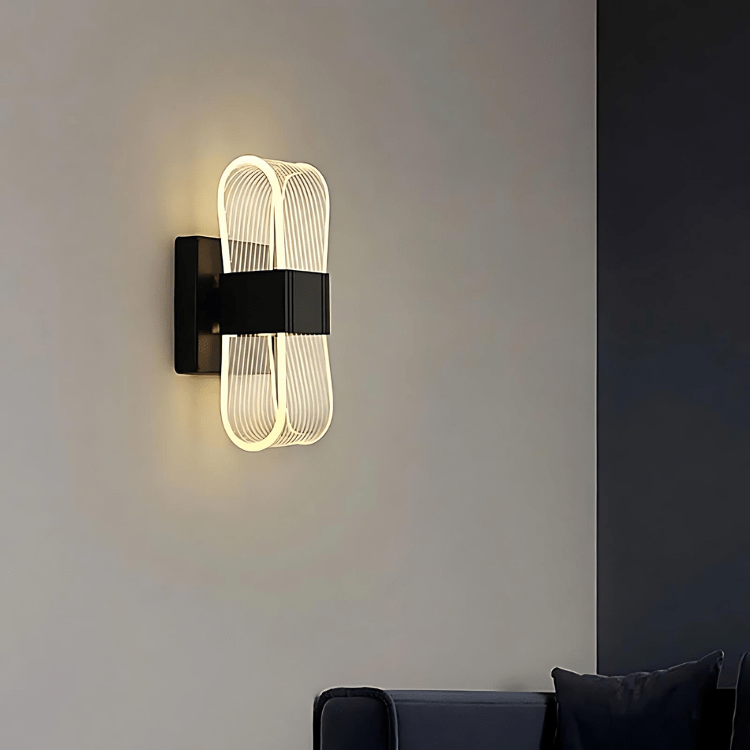 Applique Murale Élégance Classique – Luminaire en métal doré pour le salon ou l'entrée