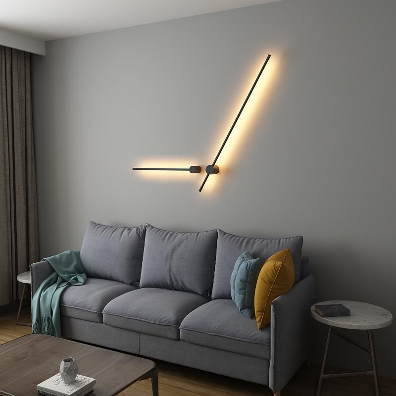 Applique Murale Élégante en Aluminium – Éclairage LED moderne pour le salon ou le bureau