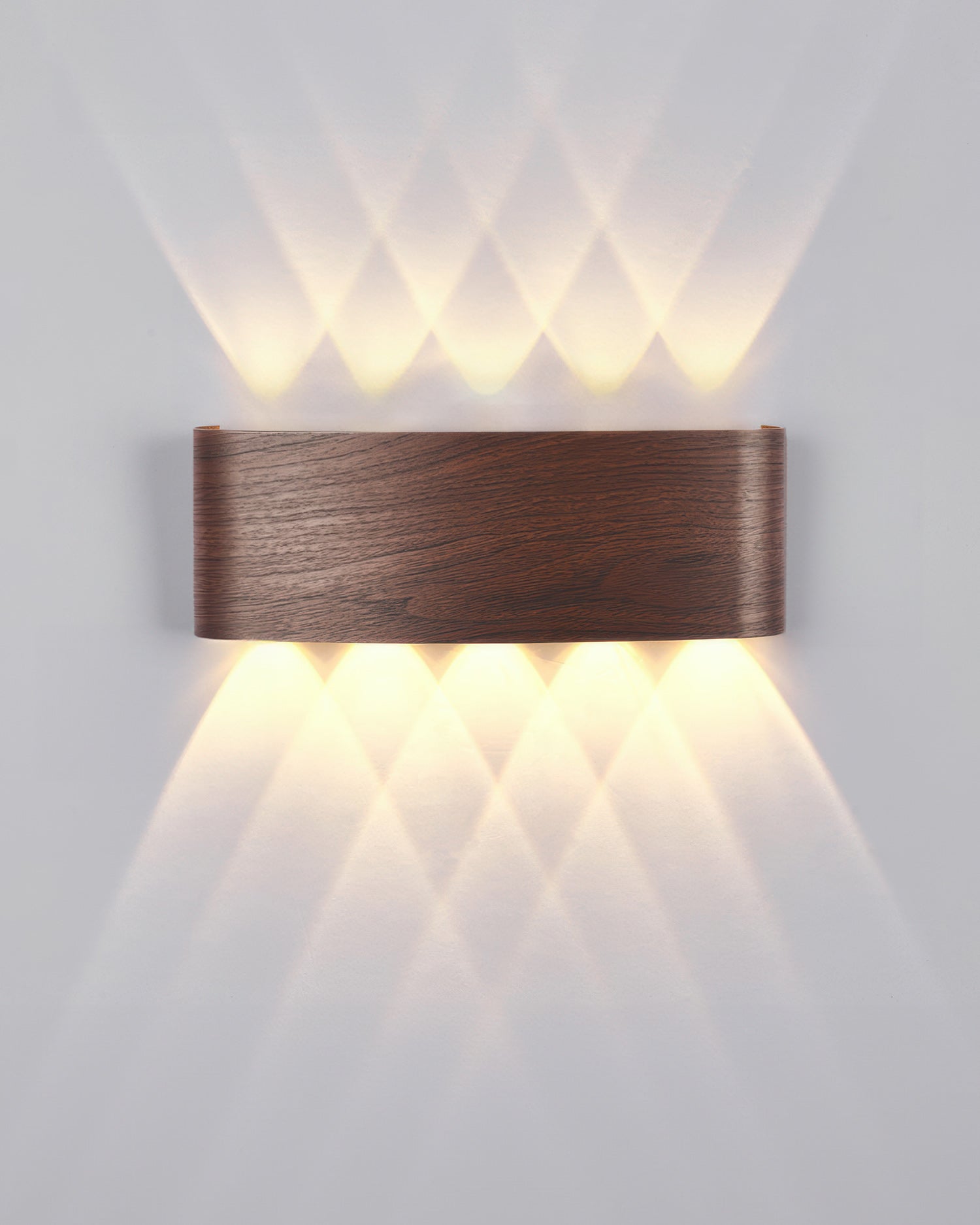 Applique Bois Éclatante avec LED – Luminaire moderne et chaleureux pour le salon ou la chambre